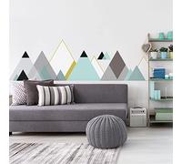 Stickers muraux - Décoration Chambre Salon - Autocollant Sticker Mural géant Montagnes scandinaves Matra - 70X115cm