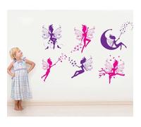 Stickers Muraux Decoration danseuse Adhésifs Muraux Fille Chambre Salon Décoration Fond