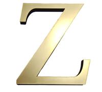 Stickers muraux dorés en lettres anglaises en or, chiffres, ornements autocollants adhésifs 3D en acrylique miroir + eva, 26 lettres, stickers muraux en lettres, signe en lettres, art en décalcomanies