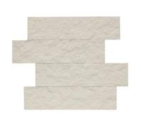 Stickers muraux effet pierre Cary beige 30x38cm - Atmosphera createur d'interieur
