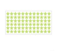Stickers muraux en forme d'étoile lumineuse pour décoration intérieure, porte, fenêtre, mur, chambre à coucher, salle de jeux, chambre d'enfant (2100 et 72)
