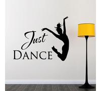 Stickers muraux en vinyle Motif danseuse 55 x 68 cm