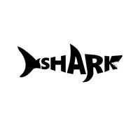 Stickers muraux en vinyle Requin Animal tribal Prédateur Mer Océan ation 28x76.1cm N'abîme pas la surface du mur Noir