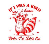 Stickers muraux en vinyle Si j'étais un stylo à bille, je saurais qui est sur le raton laveur 67.2x75.8cm N'abîme pas le mur Rouge