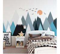 Stickers muraux enfants - Décoration chambre bébé - Autocollant Sticker mural géant PARKA - 110x165cm