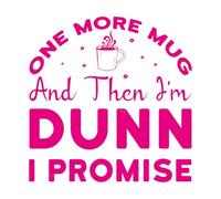 Stickers muraux et muraux en vinyle Encore une tasse et j'arrête, promis ! 67.2x68.3cm Stickers pour vitres RoseRouge