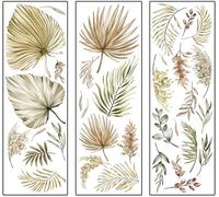 Stickers Muraux Feuille de Palmier Autocollant Mural Plante Tropical Décoration Murale Chambre Salon Bureau