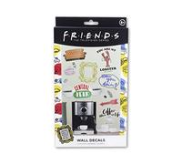 Stickers muraux Friends - Officiellement licencié, Amovibles et étanches, Contient Plus de 20 Stickers
