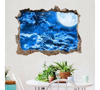 Stickers Muraux Galaxie 3d, Étiquette Adhésive Étanche, Pour Plafond, Fenêtre, Toit, Décoration Murale, Personnalité