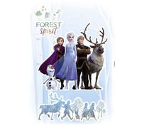 Stickers muraux géant - KOMAR - La Reine des Neiges - Multicolore - 50 cm - Décoration murale