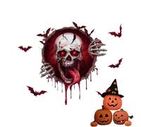 Stickers Muraux Halloween Décor Effrayant Imperméable Amovible 30 x 90 cm