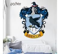 Stickers muraux Harry Potter - Décalcomanie murale du blason de Serdaigle Art du monde des sorciers (60cm Hauteur x 50cm Largeur)