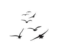 Stickers Muraux La Mouette Autocollant Mural Sticker Mural Pour Chambre Salon Mur,Autocollant Decoratif Mural, Chambre Enfants Bébé Pépinière,Decoration Chambre Adulte