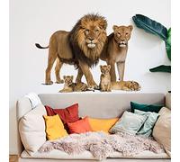 Stickers Muraux Le Lion Autocollant Mural Sticker Mural Pour Chambre Salon Mur,Autocollant Decoratif Mural, Chambre Enfants Bébé Pépinière,Decoration Chambre Adulte