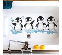 Stickers Muraux Le Pingouin Autocollant Mural Sticker Mural Pour Chambre Salon Mur,Autocollant Decoratif Mural, Chambre Enfants Bébé Pépinière,Decoration Chambre Adulte