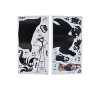 Stickers muraux Nightmare Before Christmas - Officiellement licencié, Set de 40 Stickers Vinyle phosphorescents Amovibles