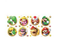 Stickers Muraux Nintendo - Moyens Super Mario Character 20x20cm