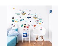 41 Stickers Enfant Pirates Walltastic