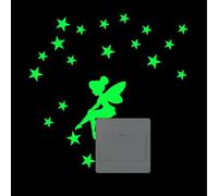Stickers muraux pour - Autocollant interrupteur phosphorescent | Autocollants muraux magiques phosphorescents, interrupteur mural, décoration murale en pâte
