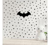 Stickers muraux pour chambre d'enfant noir Mix Star 112 Pcs