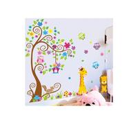 Stickers muraux pour enfants TEMPSA - Hibou mignon - 180 cm x 150 cm