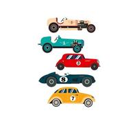 STC Planche avec 5 Stickers Voitures Anciennes