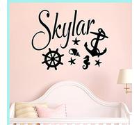 Stickers Muraux Prenom Personnalisé,Autocollant Personnalisé Prenom,Sticker Chambre Bebe,Stickers Enfants Muraux,Lettre Decorative Murale (Style 3,M)
