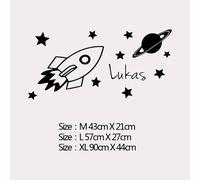Stickers Muraux Prenom Personnalisé,Sticker Mural Personnalisé,Stickers Personnalisable Prenom,Stickers Muraux Enfants Garcon,Lettre Decorative Murale (Style 3,M)