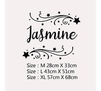Stickers Muraux Prenom Personnalisé,Stickers Prenom Personnalisé Fille,Stickers Muraux Enfants,Stickers Lettres,Decoration Murale Chambre (Style 5,XL)