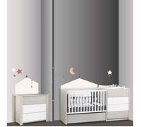 Stickers muraux - Sauthon - Timouki - Pour chambre d'enfant - Gris