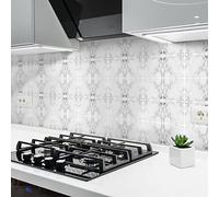 Stickers muraux - Sticker Mural Carrelage adhésif Cuisine Salle de Bain - 24 Stickers CARRELAGES Effet MARBRE - 24stickers10x10cm