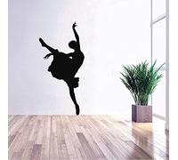 Stickers Muraux Stickers Muraux Danse Danseurs Stickers Muraux Vinyle Belles Danseuses Amovible Filles Chambre Décor À La Maison 42X87Cm