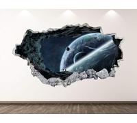 Stickers Muraux Stickers Muraux, Univers Terrestre Tatouage muraux 3D brique, Mural pour décor d'art à la maison Décoration murale de plafond Décorations de chambre à coucher pour enfants 70x122cm