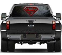 Stickers muraux Super film héros fenêtre arrière autocollant autocollant voiture camion véhicule tout-terrain van