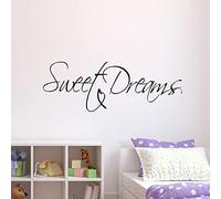 Stickers Muraux Sweet Dream Anglais Simple Warm Home Wall Sticker Décoration Murale Chambre Enfants Bébé Pépinière Salon