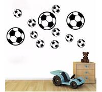 Stickers Muraux - TEMPSA - 24Pcs - Football - PVC - Décoration Enfant