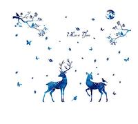 Stickers Muraux Vitres Decoration De NoëL Walaka Autocollant De NoëL Mural Amovible Mural Autocollant Se Marier Christmas Decor Stickers (blanc)