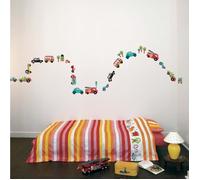 Stickers muraux, Voitures et ville miniature pour