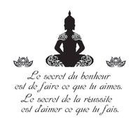 Sticker citation Bouddha
