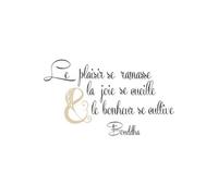 Stickers Muraux Zen Citation Bouddha