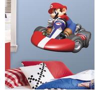 Stickers - Nintendo - Super Mario Kart - Géant 81x68 cm - Repositionnables - Décoration murale