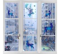 Stickers No el Fenetre, Sti ckers Noel Fe netre, Stic KERS No-el Fen Etre Réutilisable, PVC, pour Vitre Porte Deco N oel Fene tre Interieur