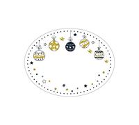 Stickers Noël à personnaliser, 200 pièces: étiquettes autocollantes cadeaux rouleau, gommettes autocollantes or blanc noir, autocollant enveloppe, sticker scrapbooking festif, 6 x 4,5 cm