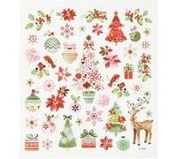 Stickers Noël Creativ Company - Noël Romantique - 43 pcs G