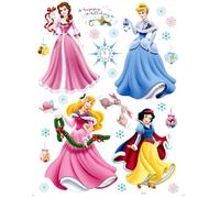 Stickers Noël - DISNEY - Princesse - 4 stickers géants - Multicolore - Décoration murale