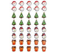 Stickers Noël epoxy 1 x 1,5 cm 40 pièces