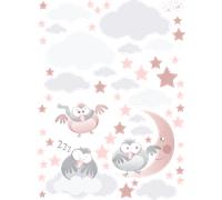 Stickers oiseaux et lune amis des petits