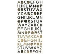 Alphabet Pvc Majuscule Autocollant - 1 Cm - 116 Pièces