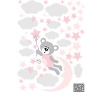 Stickers ourson et son cerf-volant magique