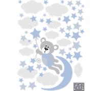Stickers ourson libre dans le ciel